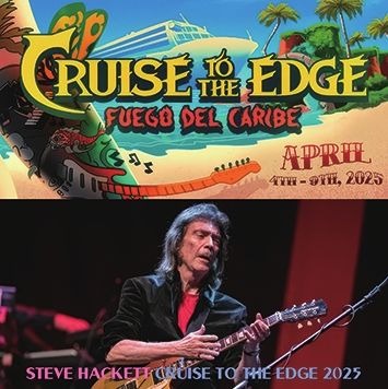 STEVE HACKETT / CRUISE TO THE EDGE 2025 (1CD-R) GALAXY / GX197
