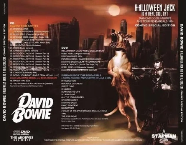 DAVID BOWIE / HALLOWEEN JACK IS A REAL COOL CAT (1CD+1DVD) THE ARCHIVES UNLIMITED / STARMAN TA2501CD1DVD1