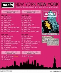 OASIS / 1997 NEW YORK, NEW YORK (4CD)