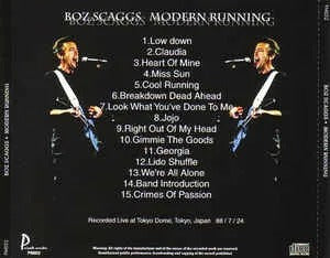 BOZ SCAGGS - MODERN RUNNING (1CD)