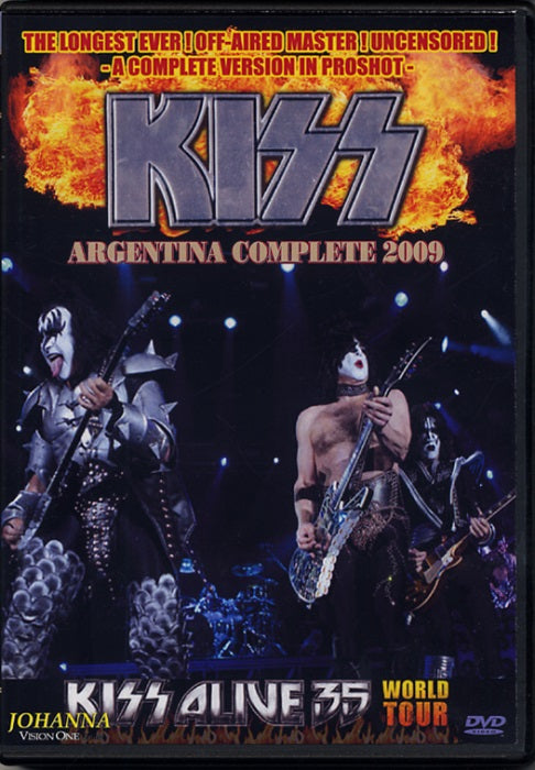 KISS / ARGENTINA COMPLETE 2009 (1DVD-R)