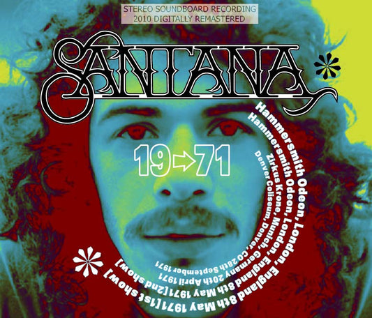 SANTANA / 1971 (4CD-R) INVISIBLE WORKS RECORDS