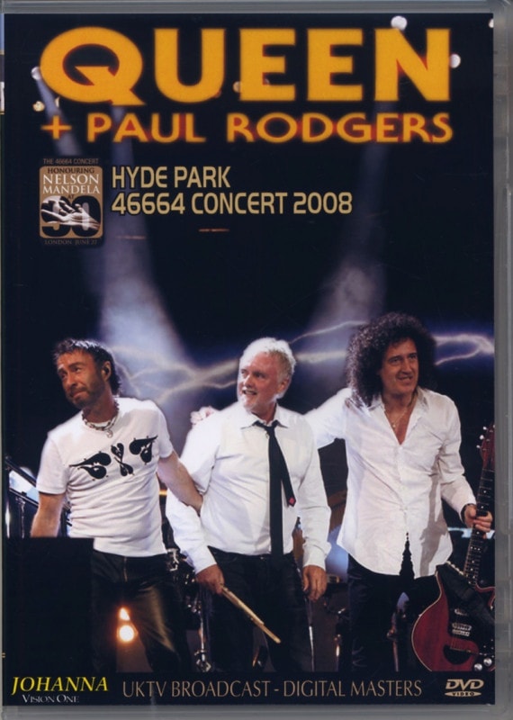 QUEEN + PAUL RODGERS / HYDE PARK 46664 CONCERT 2008 (1DVD-R)