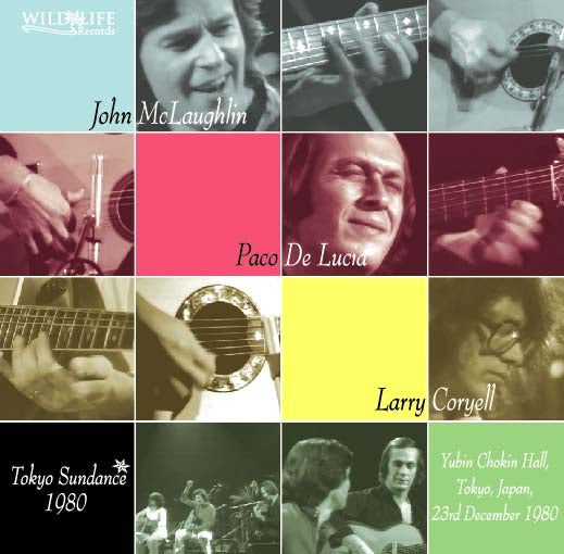 JOHN McLAUGHLIN, PACO DE LUCIA, LARRY CORYELL / TOKYO SUNDANCE 1980 (2CD-R)