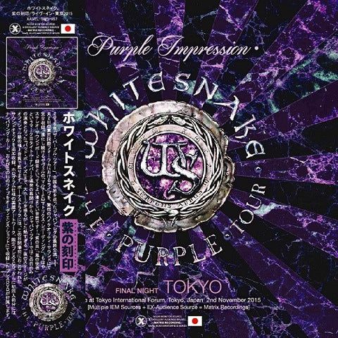 WHITESNAKE / PURPLE IMPRESSION THE PURPLE TOUR -FINAL NIGHT TOKYO- 2nd Edition (2CD)