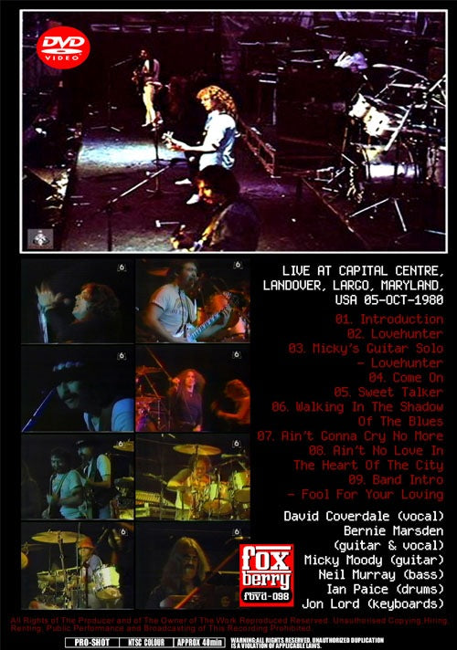 WHITESNAKE / CAPITAL CONNECTION 1980 (1DVD)