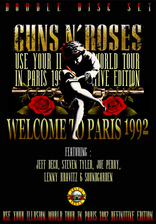 GUNS N' ROSES / WELCOME TO PARIS 1992 (2DVD-R)