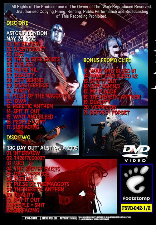 SLIPKNOT / PULSE OF THE MAGGOTS (2DVD)