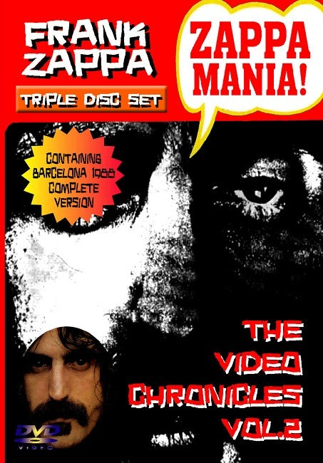 FRANK ZAPPA / ZAPPAMANIA! - THE VIDEO CHRONICLES VOL.2 (3DVD-R)