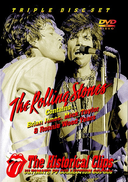 ROLLING STONES / THE HISTORICAL CLIPS (3DVD-R)