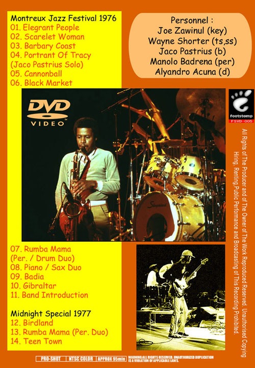 WEATHER REPORT / LIVE IN MONTREUX (1DVD)