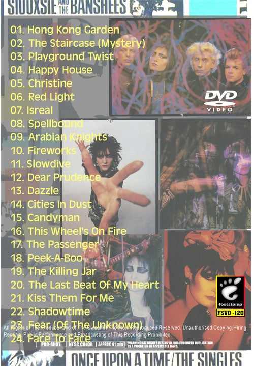 SIOUXSIE & THE BANSHEES / THE SINGLE COLLECTION (1DVD)