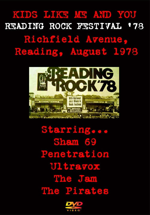 VARIOUS ARTISTS / KIDS LIKE ME AND YOU - READING ROCK FESTIVAL '78 (1DVD)  FSVD-175