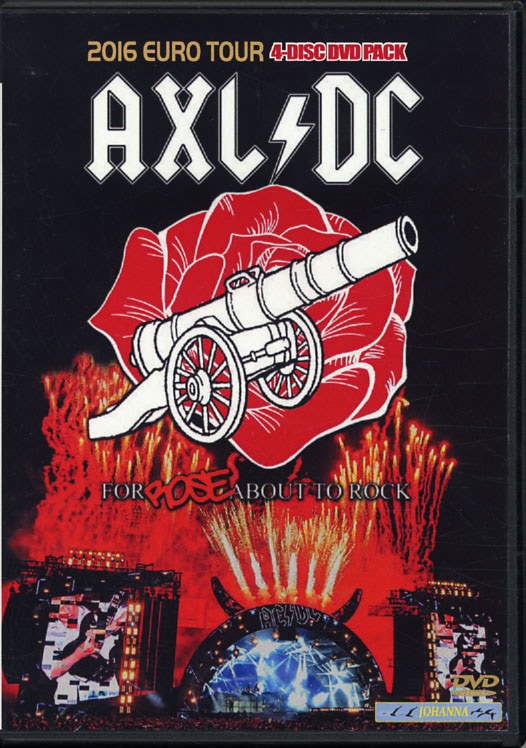 AC/DC with AXL ROSE / 2016 EURO TOUR (4DVD)