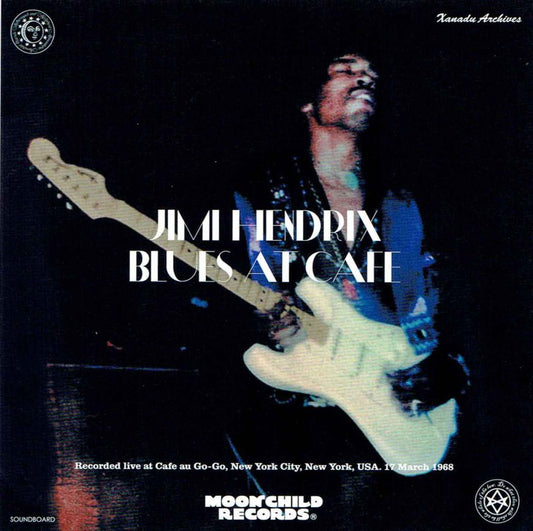 back ordered item JIMI HENDRIX / BLUES AT CAFE (2CD) MOONCHILD RECORDS