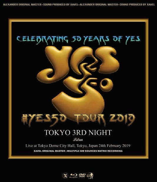 YES / #YES 50 TOUR 2019 - LIVE IN TOKYO 3rd NIGHT FILM (1DVD+1BDR) ALX-BD-090