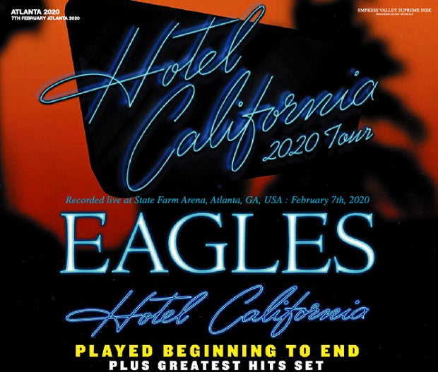 back ordered item EAGLES / HOTEL CALIFORNIA 2020 (3CD-R) EMPRESS VALLEY SUPREME DISK