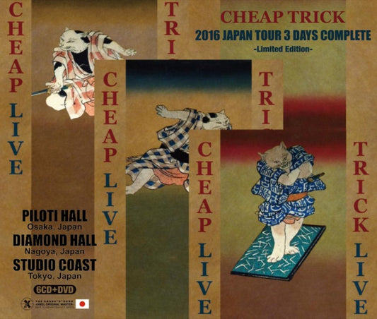 CHEAP TRICK / 2016 JAPAN TOUR 3 DAYS COMPLETE -LIMITED EDITION- (6CD+1DVD)