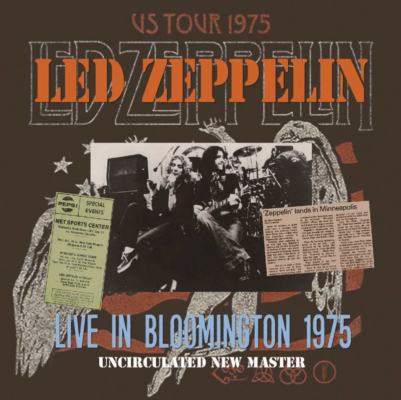 LED ZEPPELIN / LIVE IN BLOOMINGTON 1975: UNCIRCULATED NEW MASTER (2CD-R)