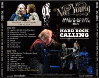 back-ordered item NEIL YOUNG / KEEP ON ROCKIN' IN THE HYDE PARK 2009 (2CD)