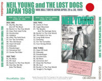 back-ordered item NEIL YOUNG and THE LOST DOGS / JAPAN TOUR 1989 (3CD)