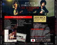 back-ordered item JEFF BECK & STANLEY CLARKE / LIVE AT BUDOKAN 1978 (2CD)