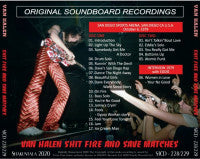 back-ordered item VAN HALEN / SHIT FIRE AND SAVE MATCHES (2CD)