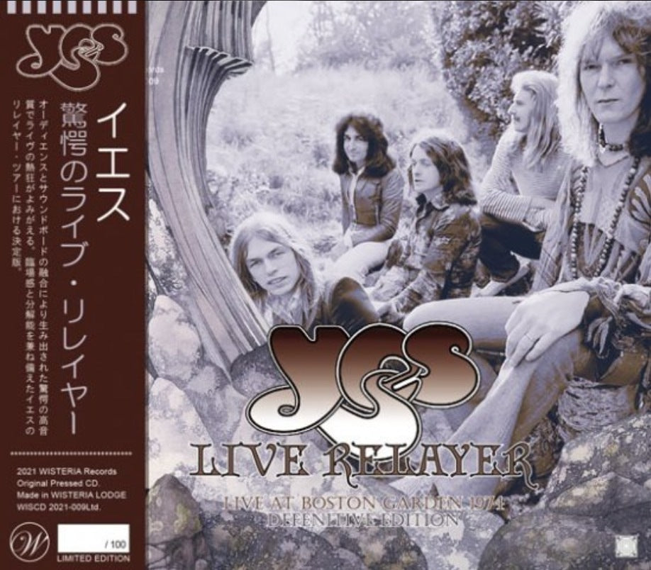 YES / LIVE RELAYER: LIVE AT BOSTON GARDEN 1974 DEFENITIVE EDITION (2CD)  WISCD 2021-009