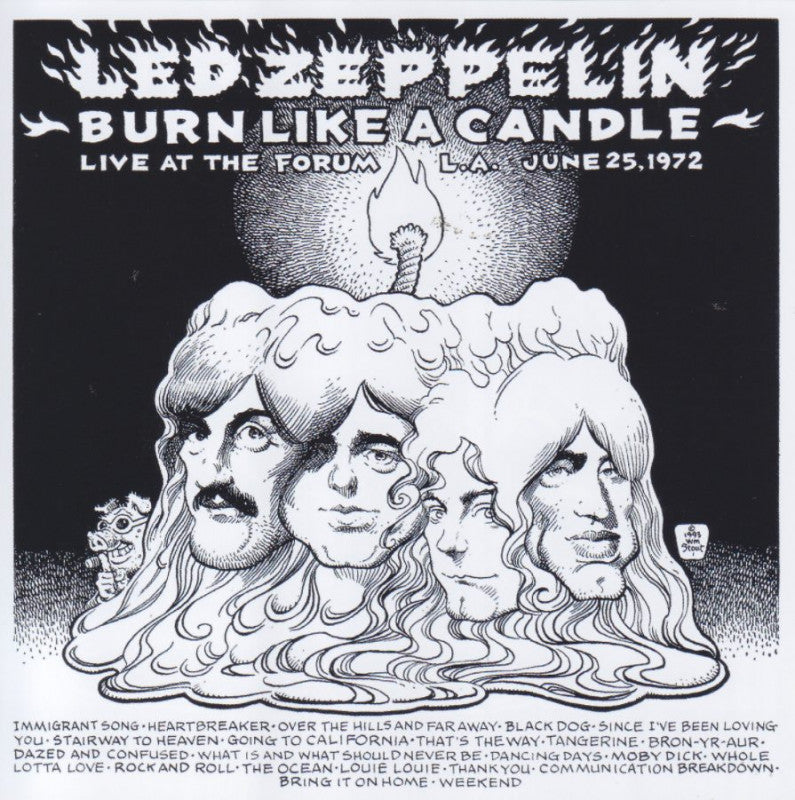 back-ordered item LED ZEPPELIN / BURN LIKE A CANDLE - Version B (2CD)