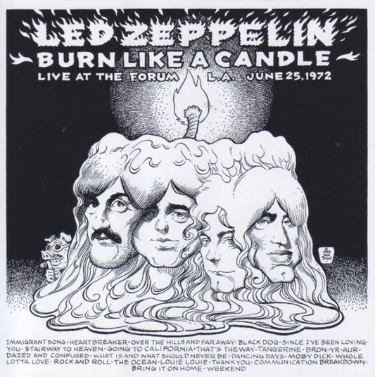 LED ZEPPELIN / BURN LIKE A CANDLE - Version B (2CD)