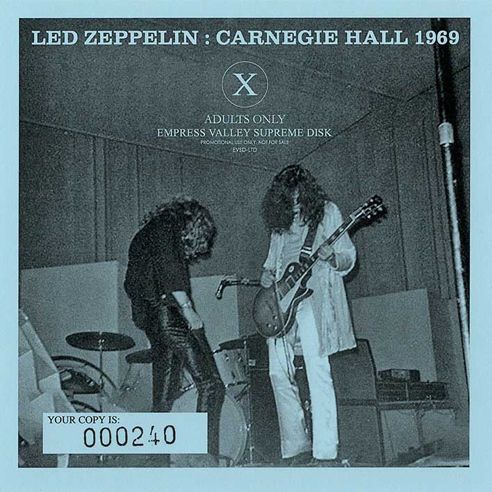 back-ordered item LED ZEPPELIN / CARNEGIE HALL 1969 (1CD)