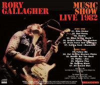 RORY GALLAGHER / "MUSIC SHOW" LIVE 1982 (2CD-R)