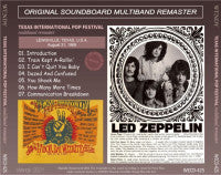 back-ordered item LED ZEPPELIN / TEXAS INTERNATIONAL POP FESTIVAL: MULTIBAND REMASTER (1CD)