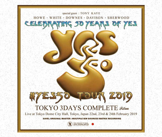 YES / #YES50TOUR 2019 TOKYO 3 DAYS COMPLETE FILM - LIMITED EDITION (3DVD+3BDR) DISC-088/089/090