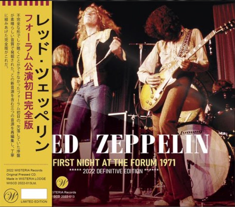 LED ZEPPELIN / FIRST NIGHT AT THE FORUM 1971: 2022 DEFINITIVE EDITION (2CD)