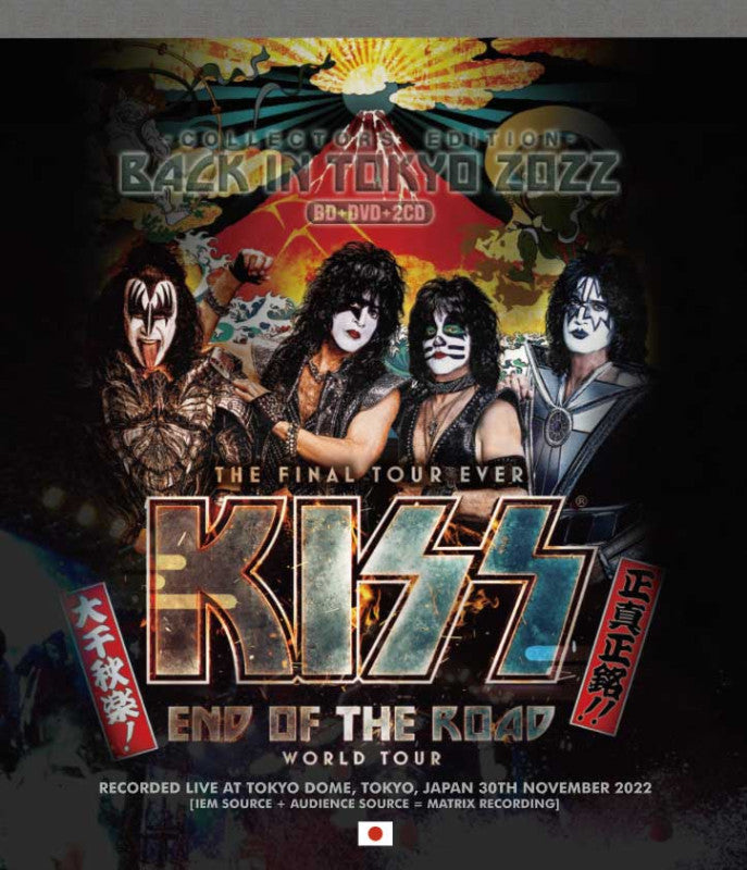 KISS / BACK IN TOKYO 2022 - Collector's Edition (1BDR+1DVDR+2CDR)