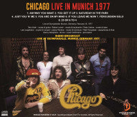 CHICAGO / LIVE IN MUNICH 1977 (1CD-R) VINTAGE MASTERS