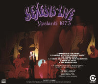 GENESIS / LIVE - YPSILANTI 1973 (1CD-R)