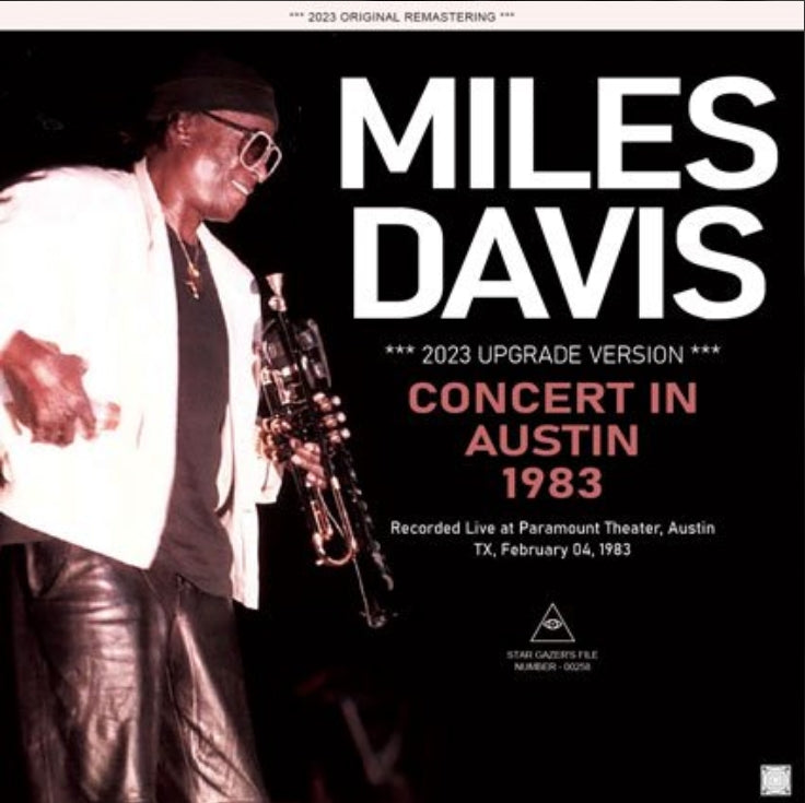 MILES DAVIS / CONCERT IN AUSTIN 1983: 2023 UPGRADE VERSION (2CD-R)