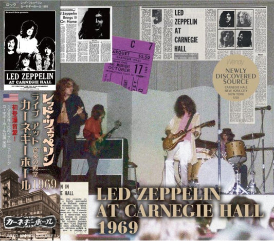 back-ordered item LED ZEPPELIN / LED ZEPPELIN AT CARNEGIE HALL 1969 (1CD)