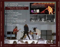 back-ordered item LED ZEPPELIN / LED ZEPPELIN AT CARNEGIE HALL 1969 (1CD)