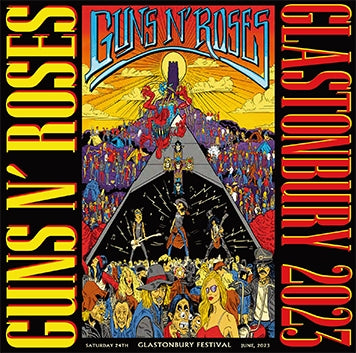 GUNS N' ROSES / GLASTONBURY 2023 (2CD+1BDR)