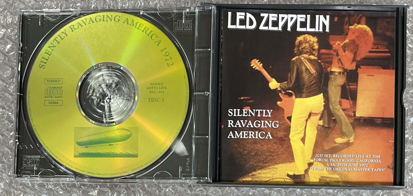 LED ZEPPELIN / SILENTLY RAVAGING AMERICA (2CD)