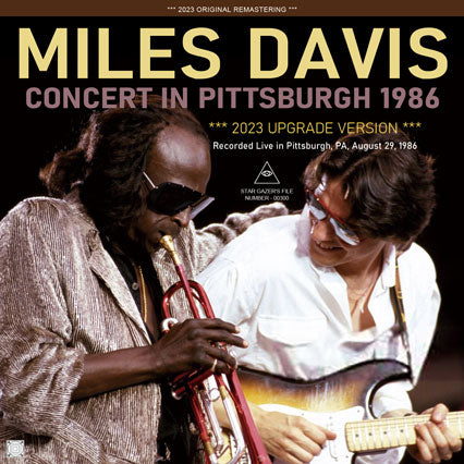 MILES DAVIS / CONCERT IN PITTSBURGH 1986: 2023 UPGRADE VERSION (2CD-R)