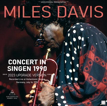 MILES DAVIS / CONCERT IN SINGEN 1990: 2023 UPGRADE VERSION (2CD-R)