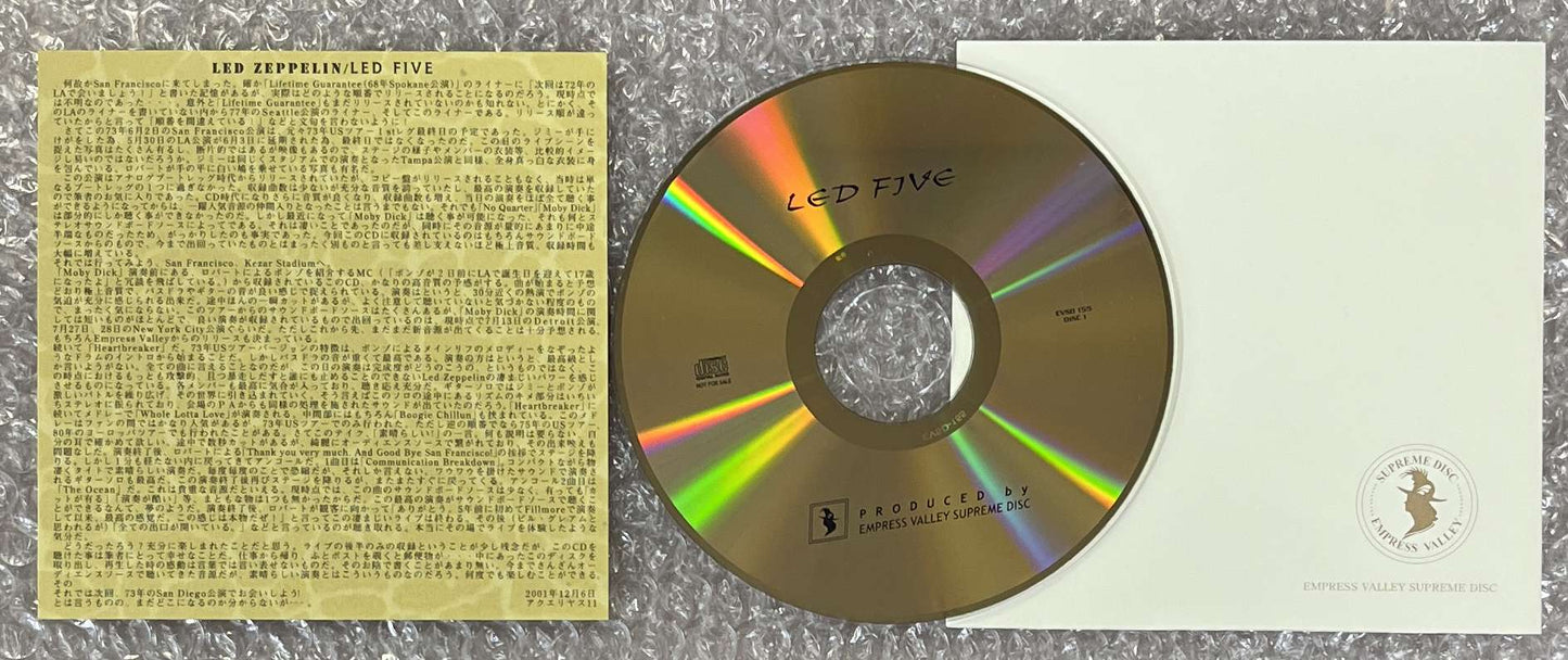 LED ZEPPELIN / LED FIVE (1CD)