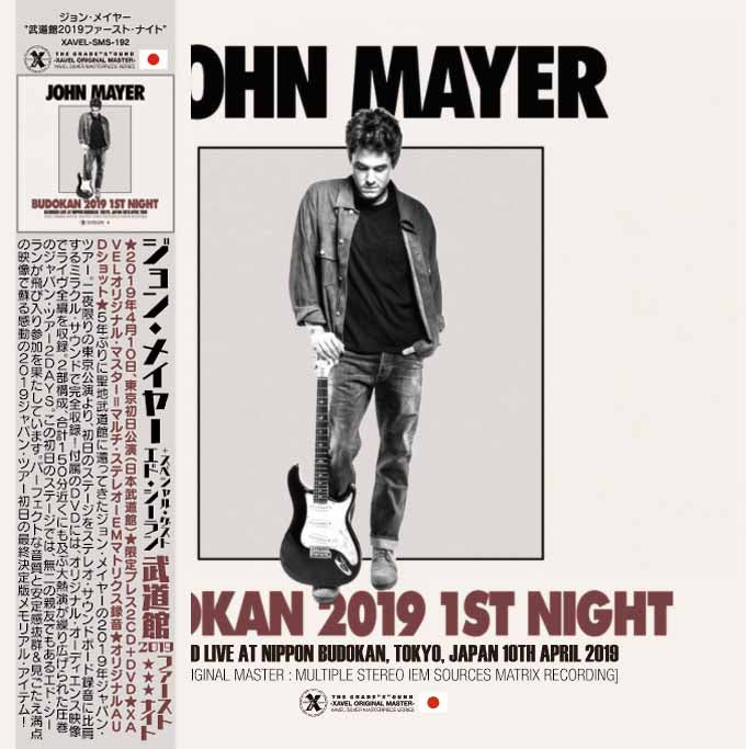 JOHN MAYER with ED SHEERAN / LIVE AT BUDOKAN 2019 1ST NIGHT (2CD+1DVD)