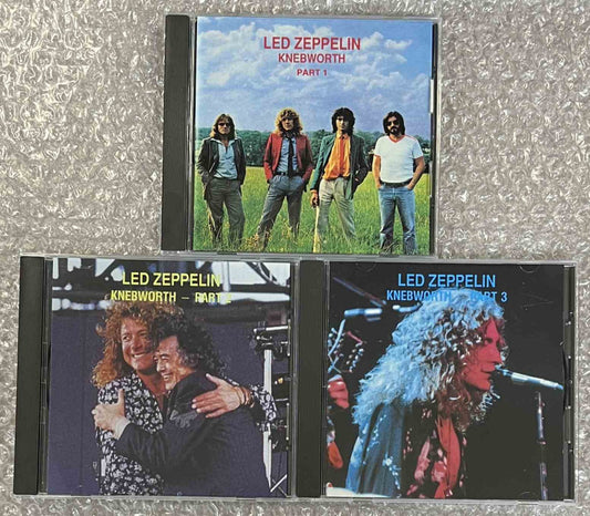 LED ZEPPELIN / KNEBWORTH PART 1/2/3 (3CD)