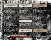 back-ordered item ROLLING STONES / HYDE PARK FREE CONCERT 1969 (2CD+1DVD)