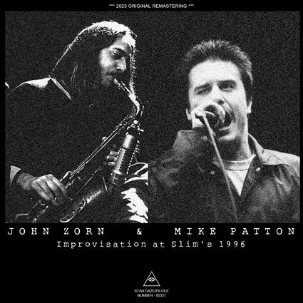 JOHN ZORN & MIKE PATTON / IMPROVISATION AT SLIM'S 1996 (2CD-R)